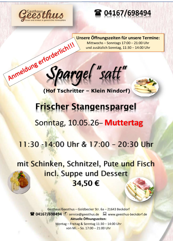 Spargel-Muttertag